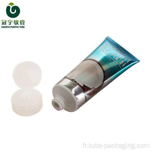 Tube en plastique cosmétique de 200 ml pour emballage de lotion pour le corps